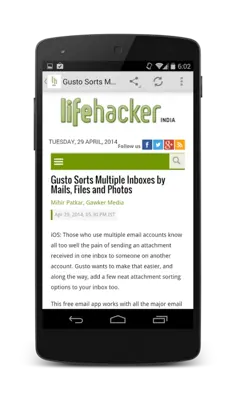 LifeHacker India android App screenshot 0