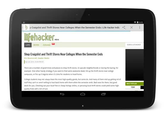 LifeHacker India android App screenshot 9