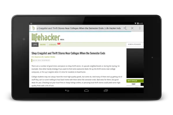 LifeHacker India android App screenshot 5